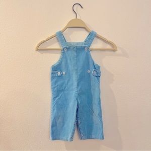 Baby Corduroy Overalls Vintage Blue Size 12M